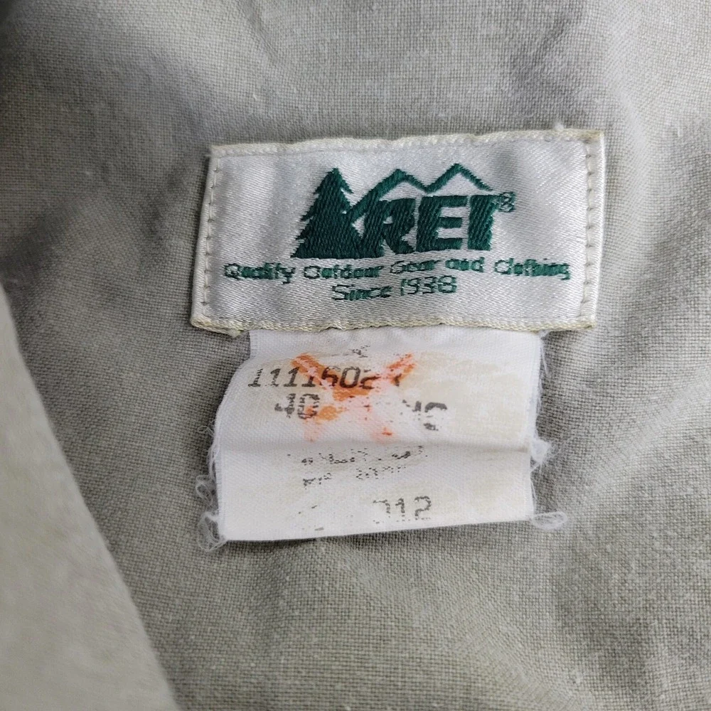 REI Convertible Cargo‎ Pants Mens 40 Measures 38 x 33 Khaki Beige 100% Cotton